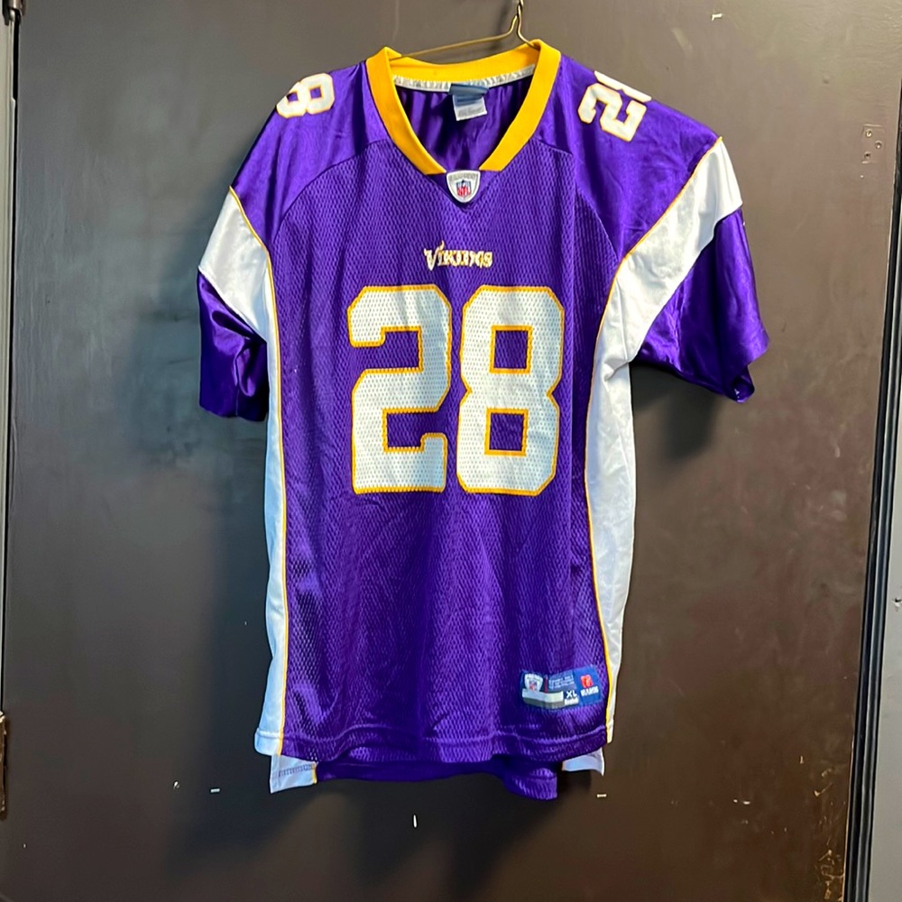 XL Reebok Adrian Peterson Vikings Men's Jersey